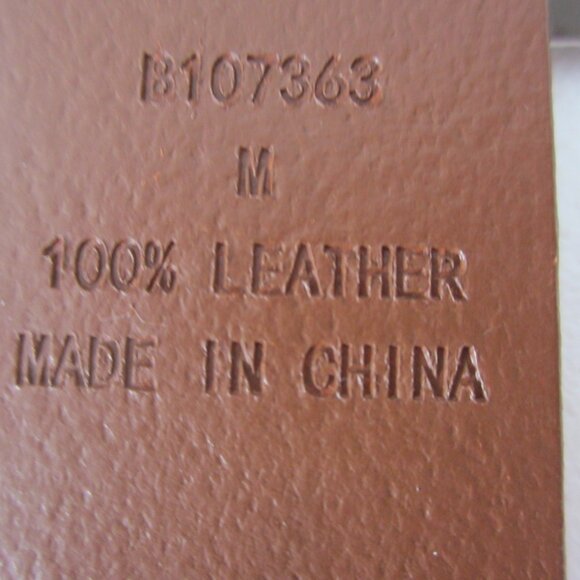 New Patricia Nash Vietri Leather Tooled  Belt Medium Flowers Butterfly NWT $69 M - Picture 7 of 7